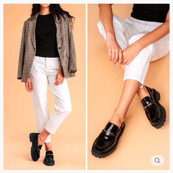 Thursday Penny Platform - Black & Silver - Women’s size 9 - Picture 5 of 5